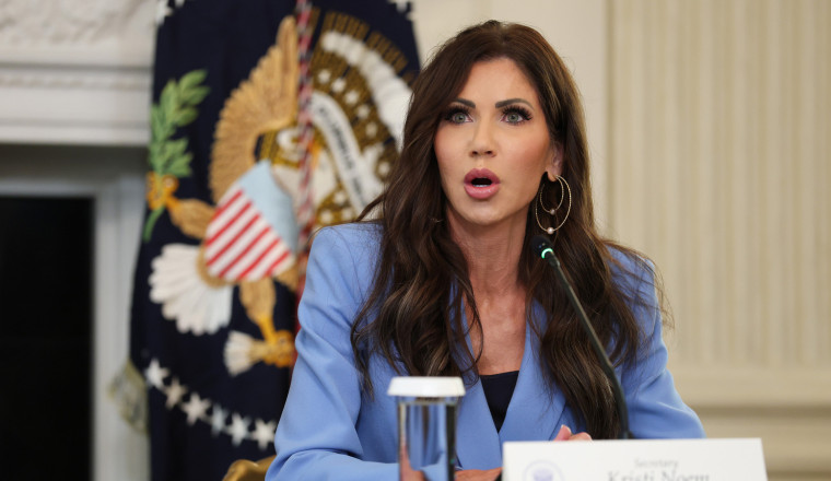 Airports Refuse To Show Kristi Noem's Blatantly Partisan Government Shutdown Video Because The Hatch Act Still Exists