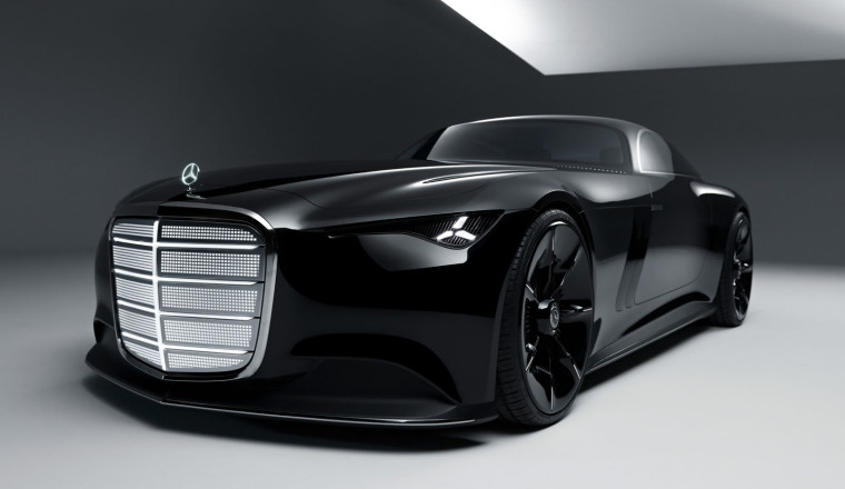 New Mercedes S-Class coupe concept channels Gullwing