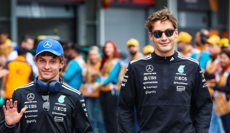 Mercedes confirm Russell, Antonelli for 2026