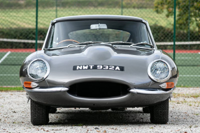 Vintage E-Type Jaguar that Rowan Atkinson smashed up in Netflix show Man vs Bee goes up for auction