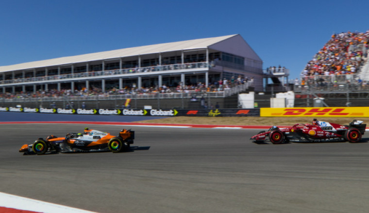 2025 United States Grand Prix: Norris battles past Leclerc to retake P2