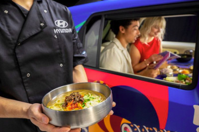 Backseat Bites: Hyundai’s Tiny EV Becomes London’s Smallest Restaurant