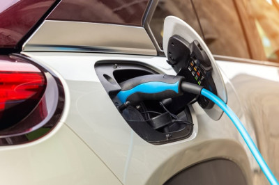 Electric vehicle charging point installation stalls