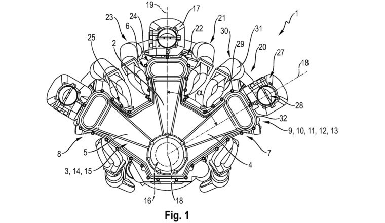 Porsche Just Patented an Engine with 18 Cylinders and Triple Turbos