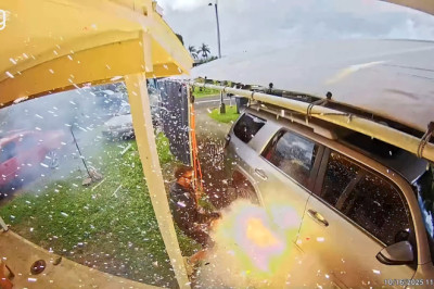 Wayward Firework Blows Up Toyota 4Runner