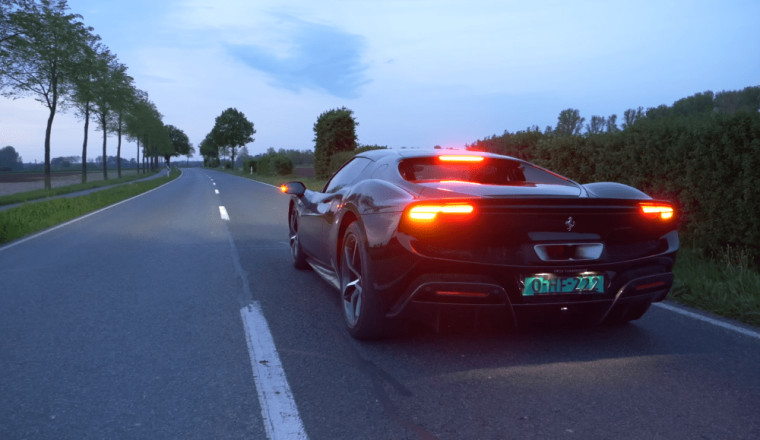 Watch the Ferrari 296 GTB Hit 352 KM/H on the Autobahn!