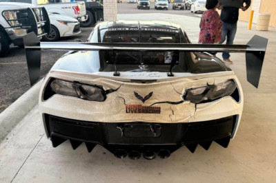 Wicked Exhaust Heat Melted This Corvette ZR1 While Averaging 173 MPH Over 118 Miles
