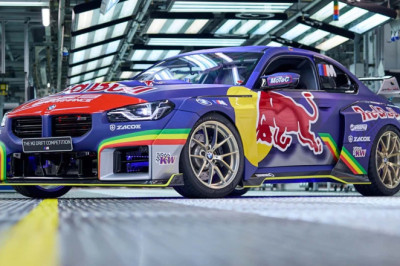 Bonkers BMW M2 With 1,000+ HP Drifts Inside a Car Factory