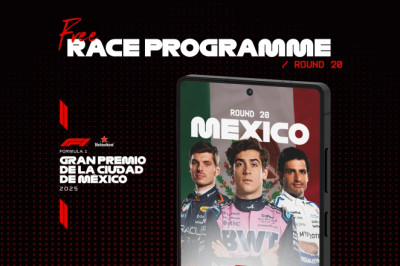 OFFICIAL RACE PROGRAMME - 2025 Mexico City Grand Prix
