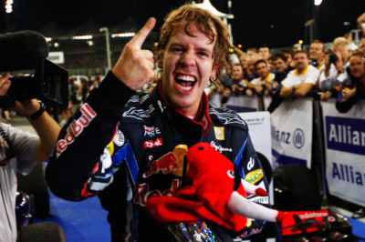 When Vettel won a four-way title fight in Abu Dhabi