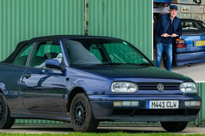 Nick Mason is selling his rare Pink Floyd Edition VW Golf Cabriolet at auction to raise money for charity