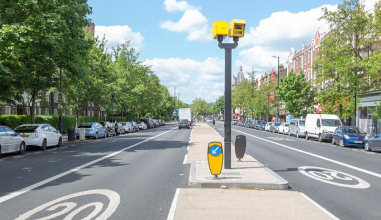 Do UK speed cameras still need painted road markings?