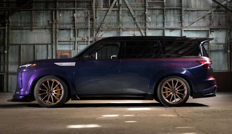 Infiniti Shoved a 1,000-HP GT-R Engine Into a QX80 SUV