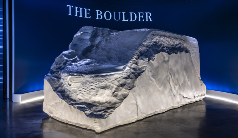Mercedes-Benz BOuLDER Sculpture Previews Next-Gen Sprinter, Celebrating 130 Years Of Vans