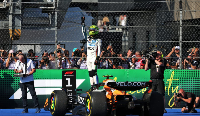 Norris takes F1 points lead, Verstappen and Hamilton clash