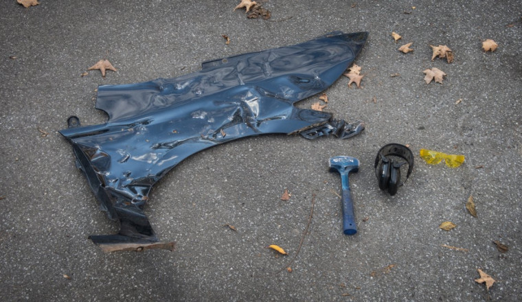 Smashing Steel As Stress Relief: Here’s a Great Use for Old Car Parts