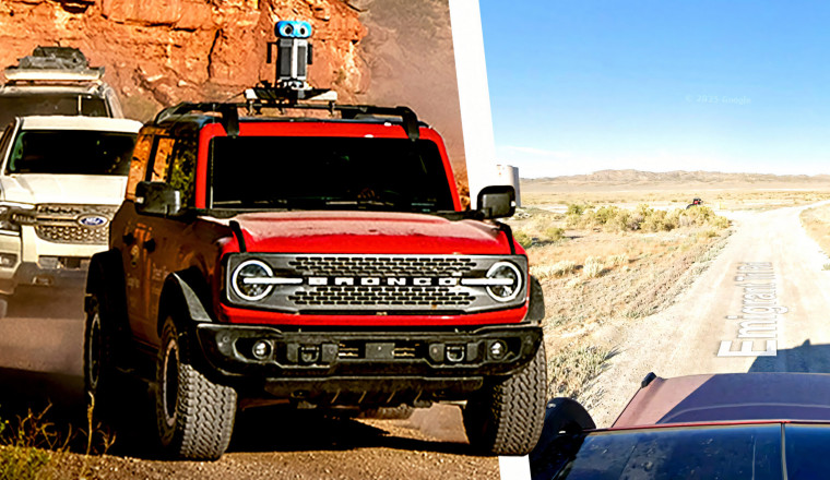 A Ford Bronco Just Took Google Street View Where No Camera Had Gone Before