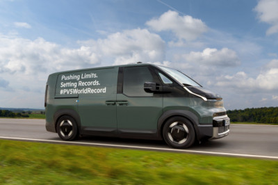 Kia PV5 cracks 431 miles with a full payload to take a world record