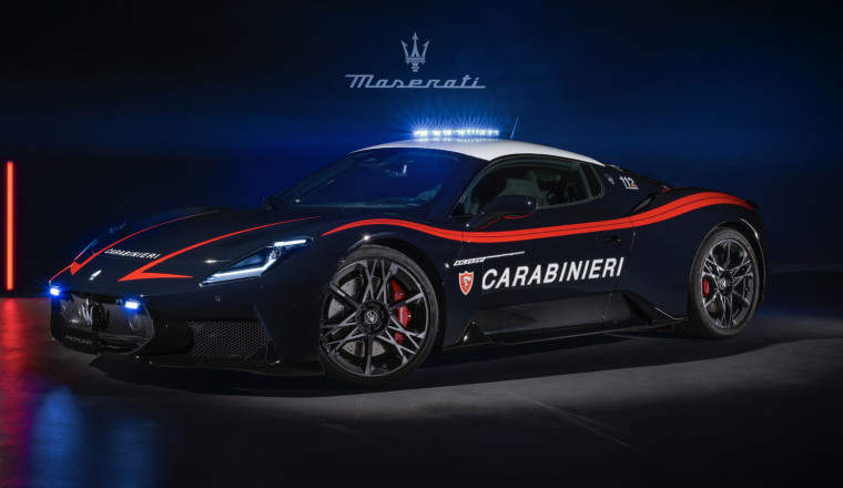 The Maserati MCPura Is Italy’s Latest Incredible Police Car
