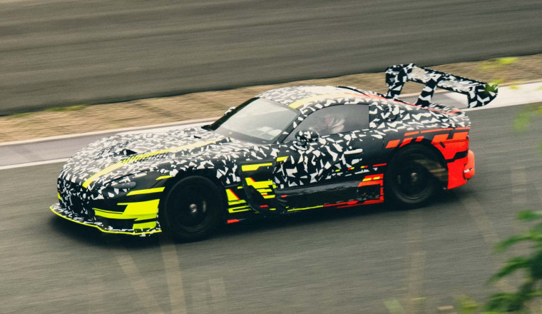 The V-8 Mercedes-AMG GT Track Sport Looks Mean in New Photos