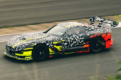 The V-8 Mercedes-AMG GT Track Sport Looks Mean in New Photos