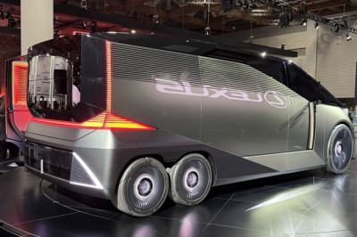 Lexus LS Moves Into The Unknown With Wild Six-Wheel And Coupe-SUV Concepts