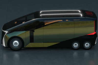 Lexus LS Name Reborn On Wild Six-Wheeled Luxury Van Concept