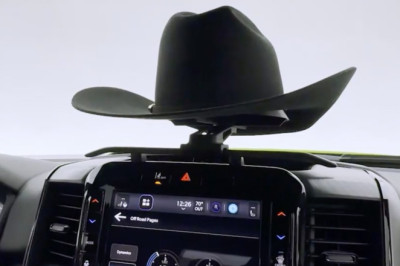 Ram Designed its Own Dashboard Cowboy Hat Holder