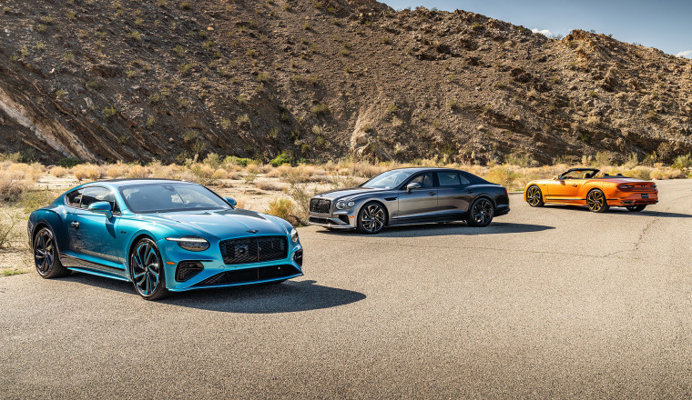 Bentley unveils stunning "Ombré by Mulliner" collection at Rancho Mirage