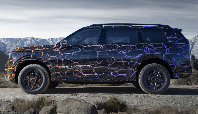 This 2027 Kia Telluride's Camouflage Wrap Is Made Of Sketches From Its Design Process