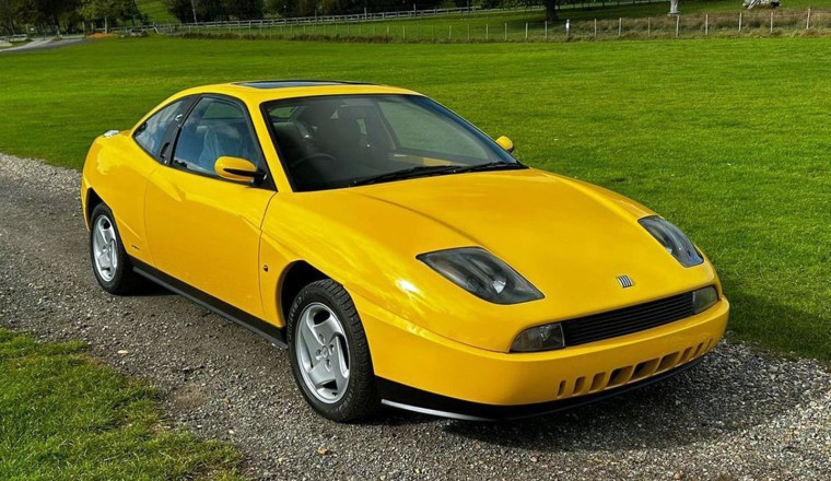 Unique, 840-mile Fiat Coupe prototype for sale