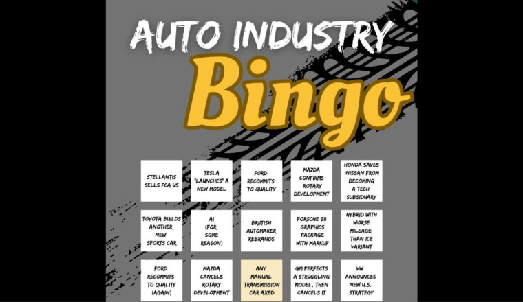 What Would You Put on a 2026 Auto Industry Bingo Card?
