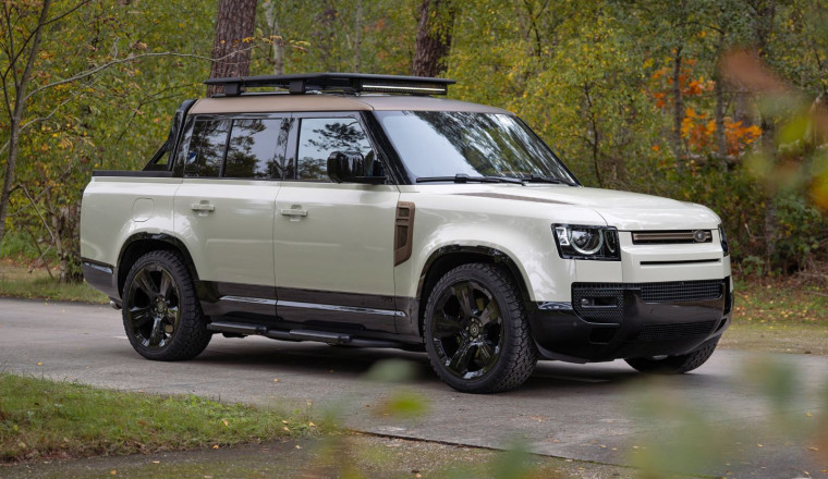 Heritage Customs Unveils the Defender Pickup, With That All Important V8