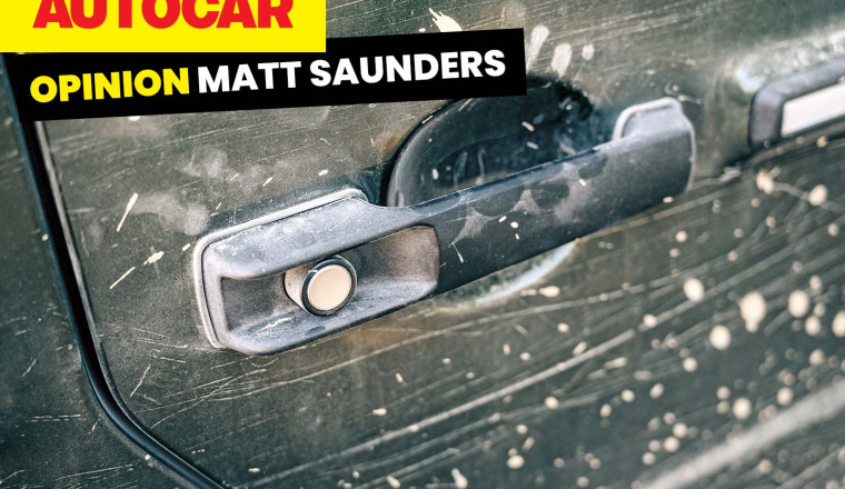 Why debase a satisfying source of interaction like a car door handle?