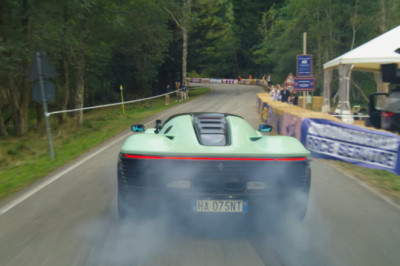 Ferrari Daytona SP3 in Action at Tutto Bene Hillclimb