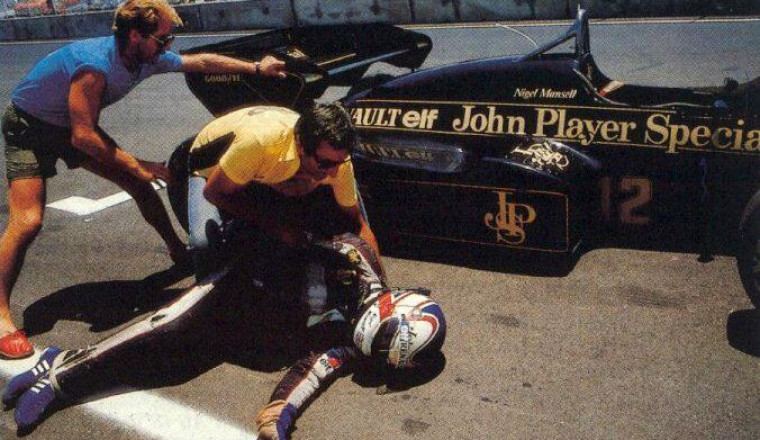 Nigel Mansell’s Epic Fight and Collapse at the 1984 Dallas Grand Prix