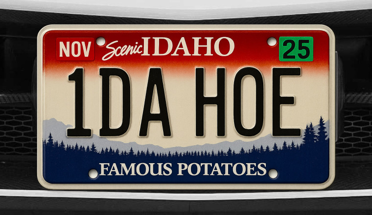 Idaho Cracked Down On Hundreds Of Custom License Plates For Crossing The Line