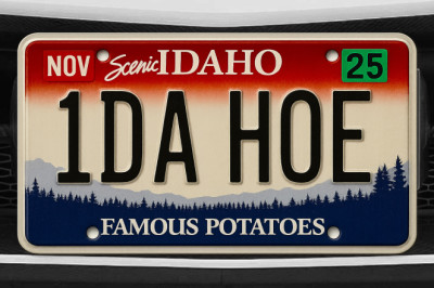 Idaho Cracked Down On Hundreds Of Custom License Plates For Crossing The Line