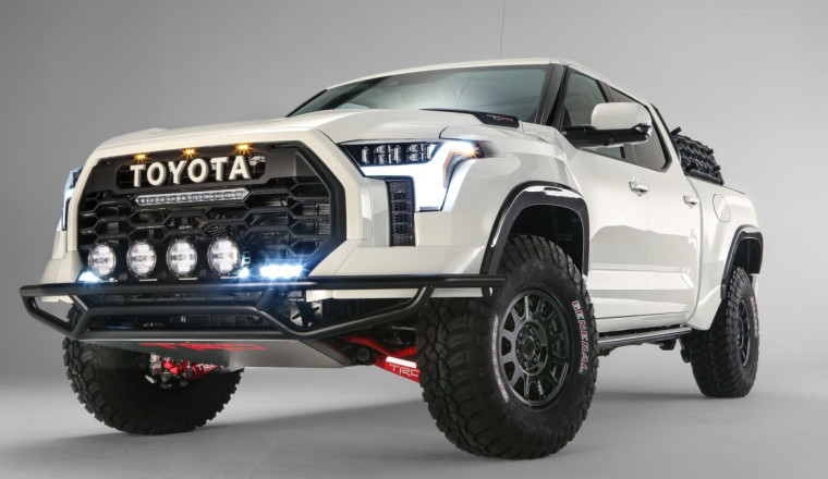 New Toyota V8 Fits in the Tundra, and It Could Power the Long-Awaited Raptor Rival