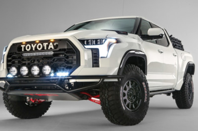 New Toyota V8 Fits in the Tundra, and It Could Power the Long-Awaited Raptor Rival