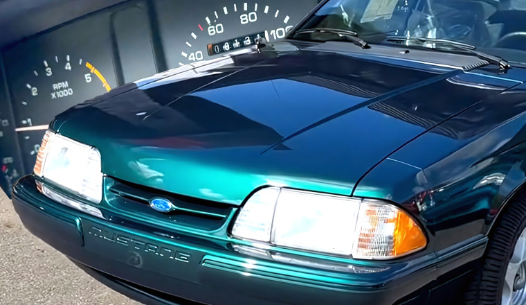 Someone Paid New Porsche 911 Money For A 1992 Mustang Still Wrapped In Plastic