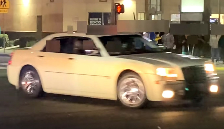 Dodgers Celebration Spirals As Police Hunt Down Street Takeover Cars