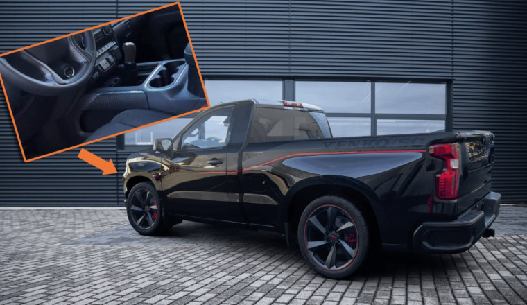 You Can Have 1,000 Horsepower With a Manual Transmission in This Silverado Street Truck