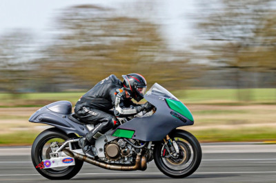 300MPH in an EV ... Pha! Our Guy Wants to do it on a Bike