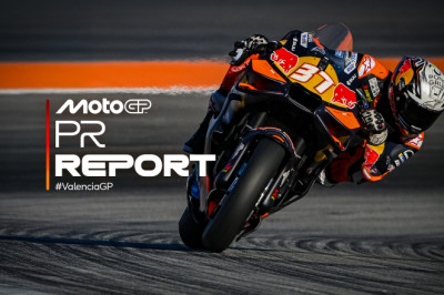 Acosta leads Bezzecchi by 0.053s on a competitive Friday in Valencia