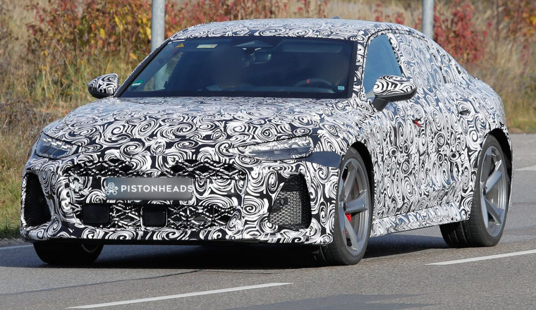 First glimpse of upcoming Audi RS6 saloon