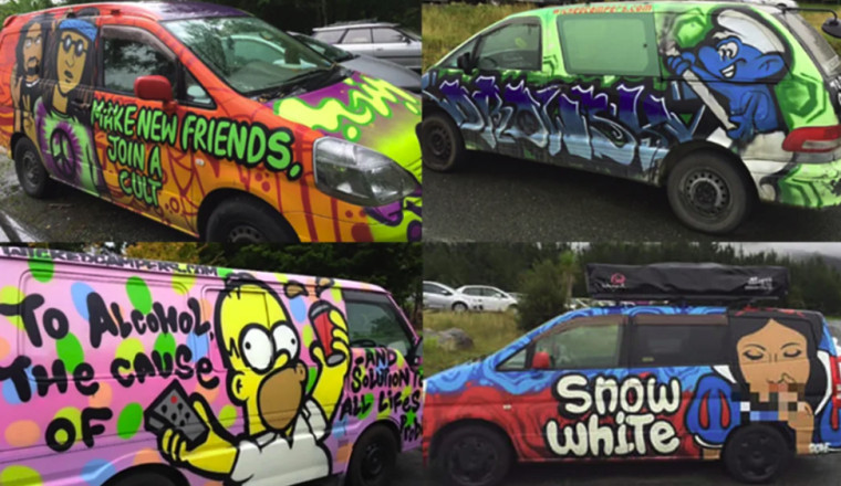 Wicked Campers and Their Wickedly Offensive Vans