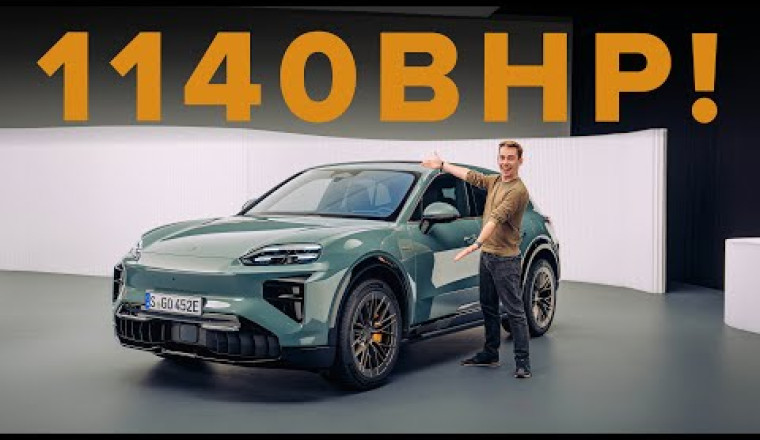 2.6-tonne Porsche Cayenne Electric hits 0-62mph in 2.5 seconds!