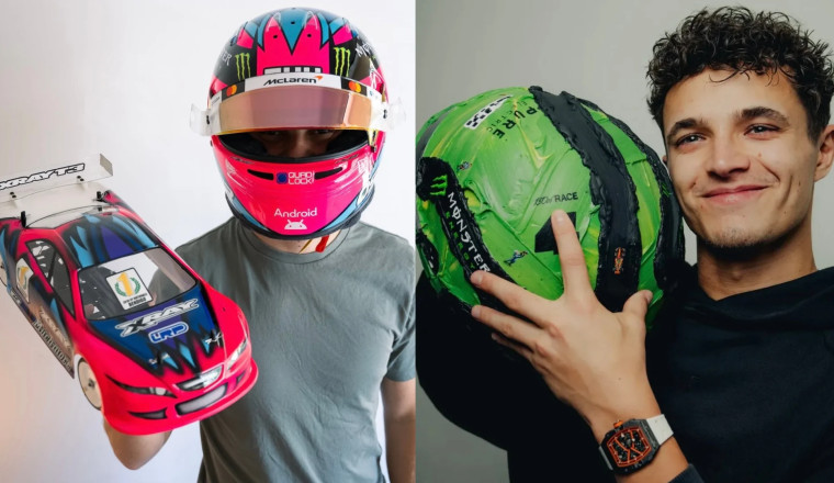Special edition helmets for the Las Vegas Grand Prix