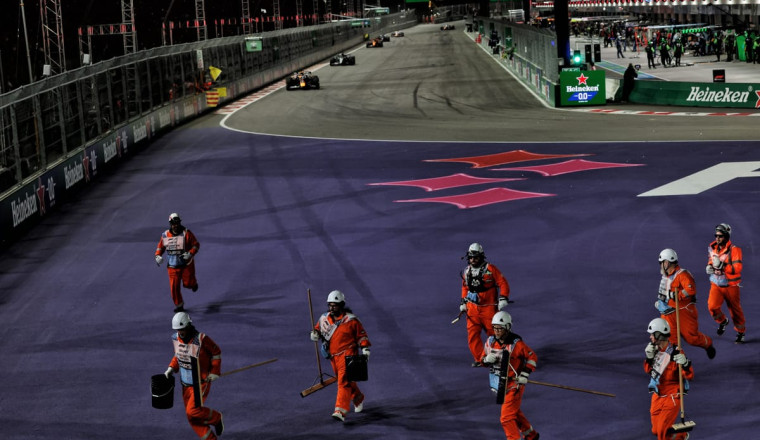 Why FIA wasn't concerned by marshals in run-off in Vegas F1 race